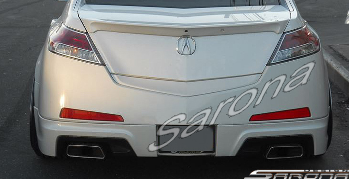 Custom Acura TL  Sedan Rear Add-on Lip (2009 - 2011) - $625.00 (Part #AC-007-RA)